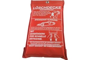 Timtina Couverture anti-feu 1 x 1 m, normes EN 1869