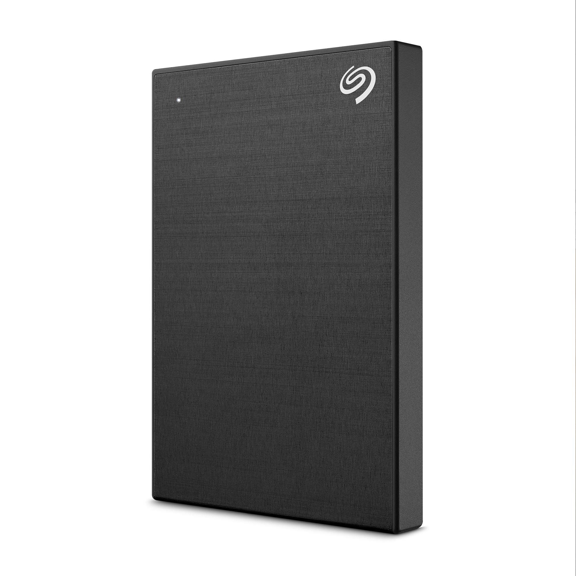 Seagate One Touch 2TB External HDD with Password Protection  Black, for Windows and Mac, with 3 yr Data Recovery Services, 