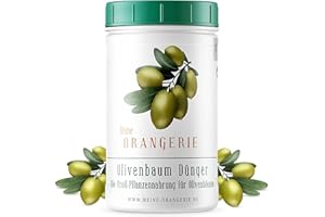 Meine Orangerie Olivenbaum Dünger [1kg] - Premium Pflanzendünger - Verzichten Sie auf Fertig Flüssig Dünger für Ihre Pflanzen - Olive Tree Fertilizer