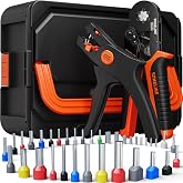 SOMELINE Hex Crimping Pliers Set, 36 Types [0.25-10mm&sup2;] Wire End Ferrules Set, with Hex Pliers and Automatic Wire Strippers,