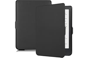 Kepuch Custer Coque pour Kobo Clara HD,PU-Cuir Étui Housse pour Kobo Clara HD - Noir