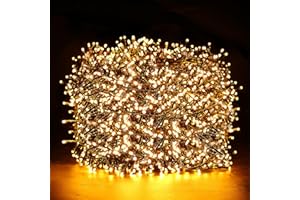 2000LEDs Luci Albero Natale,Marchpower Catena Luminosa 50M Esterno IP44 Impermeabile,8 Modalità,Funzione Memoria Calda Decorazione Natalizia per Casa Interno Giardino Matrimonio Feste