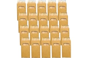 JEKA Set di 20 scatoline con 6 matite colorate ciascuna, Piccolo regalo per i bambini contro la noia, Regalino di compleanno, Festa per bambini, Set di matite colorate