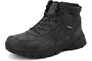 ARRIGO BELLO Stivali Uomo Invernali Scarpe Invernale Scarponcini Neve Stivaletti Antiskid Caldo Trekking Montagna Boots Taglia 41-46