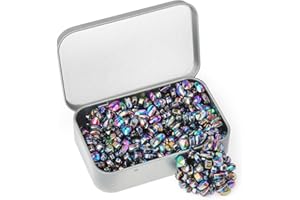 Wzone Colorful Crack Magnets Tiny Magnetic Stones 300g (Approximately 500Pcs), Stress Relief Magnets, Stress Reduction & Creativity, Fidget ADHD Toy, Anti Stress Pastime Gift Idea