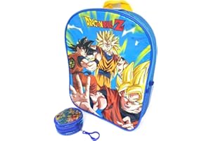 TLD TDL Dragon Ball Z Set Regalo Zaino + Portafoglio - Licenza Ufficiale - Backpack + Coin Purse - Gift Bundle