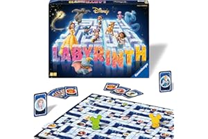 Ravensburger 27460 - Disney 100 Labyrinth - Der Familienspiel-Klassiker für 2-4 Spieler ab 7 Jahren mit den beliebtesten Disney Charakteren