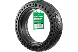 MOOVMOOV Pneu Plein pour Dualtron Mini, Pop, Togo & Speedway Leger - Compatible Roue Avant/Arrière - Pneu Increvable 8.5x2.5 Pouces Anti Crevaison Anti dérapant et Alvéolée pour Trottinette Électrique