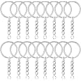 100 Stück Spaltringe (15 Mm) – Kleine Schlüsselringe Aus Metall Für DIY, Schlüssel & Anhänger