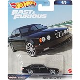 Hot Wheels Fast and Furious Araba BMW M5 1991 Model Die Cast, &Ouml;l&ccedil;ek 1:64, Uzunluk 7 cm, HKD28