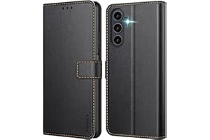 Ganbary Handyhülle für Samsung Galaxy A25 5G Hülle, Premium Leder Klapphülle [Kartenschlitzen] [Magnetverschluss] [Standfunktion] kompatibel mit Galaxy A25 5G Schutzhülle, Schwarz