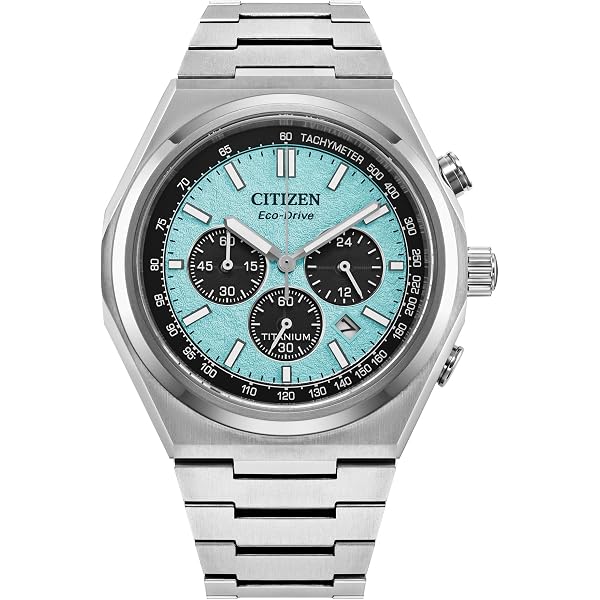 Citizen Zenshin Titanium Eco-Drive Men's Watch, Salmon Dial, 42mm