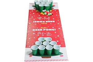 Diabolical Festive Beer Pong - Funny Party Game for Adults Christmas Drinking Game Adult Games for Parties, New Years Eve Party Games, NYE Party Games, Party Gifts, Funny Beer Pong Game
