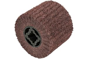 MANICAF Schleifwalze Bürste, Rollschleifer 120 Körnung Schleifhülsen, Schleifwalze Bürstes 120 x 100 mm, Effizient Schleifrolle Bürste für Satiniermaschine Bürstmaschine Holz