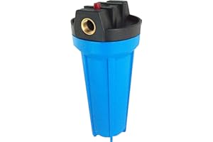 THE WATER FILTER MEN 10" Water Filter Housing 3/4" Ports Blue Bowl Fits All 10" Standard Water Filters