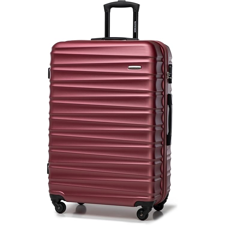 WITTCHEN Reiskoffer Handbagage Cabinebagage Rolkoffer Harde schaal van ABS met 4 draaiwielen Cijferslot Telescopisch handvat Travel Line Maat S Wit