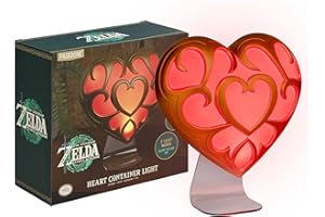 The Legend of Zelda Heart Container Light - Officially Licensed Nintendo Lamp for Game Room, 2 Light Modes, Mood Lighting Gift for Gamers | Paladone