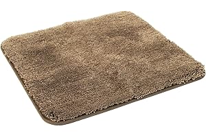 Kinzler J-10003/52 braun Badematte, Mikrofaser, 50x55 cm ohne Ausschnitt