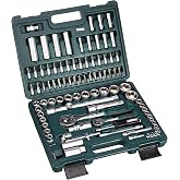 Mannesmann Br&uuml;der M 2055-SL lokma anahtar seti, 1/4 in&ccedil; + 1/2 in&ccedil; 94 par&ccedil;alı,