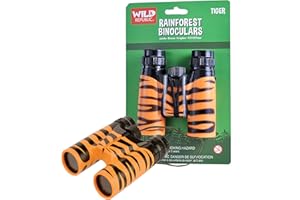 Wild Republic Binocular Tiger, Spielzeug für Draußen, Safari-Fernglas für kleine Entdecker, Für die Tier- und Vogelbeobachtung und zum Erkunden der Natur, Abenteuer-Geschenke für Kinder