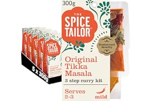 The Spice Tailor - Indian Curry Sauce Meal Kit, Original Tikka Masala, Pack of 5, Vegetarian