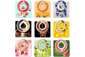 ZEBWAY Air Fruit Fragrance Up Water Bottle Flavor Pods 5 Pack for Cirkuls Water Bottles, Flavored for Flavor Pods, Flavor Bottle Accessories for 0 Sugar and Calorie…