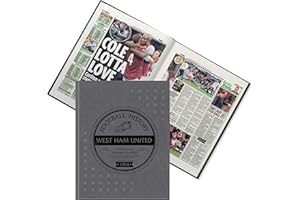 Historic Newspapers Newspaper Headlines Football Book - Gift (LAST MINUTE GIFT) Approx A3 in size - CONTENT UP TO 2023 - Fast Delivery! Buy NOW and PERSONALISE LATER!