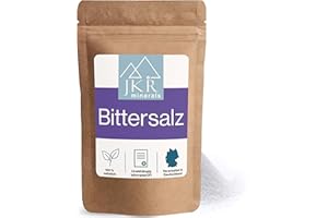 ‎JKR SPICES JKR Spices Bittersalz 250g | Epsom Salz in Lebensmittelqualität | Magnesium Sulfate food Grade | MgSO4 im CO² neutralen wieder verschließbaren Beutel