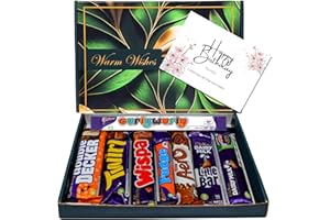 BENERRY Chocolate Gift Box - Letterbox Hamper - For Kids - Him and Her (Happy Birthday - Luxury)