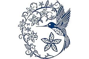 FCLILY@JJ Bird Metal Die Cuts,Flower Wedding Leaves Border Cutting Dies Cut Stencils for DIY Scrapbooking Photo Album Decorative Embossing Paper Dies for Scrapbooking Card Making