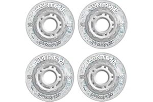 TronX Control Indoor Soft 76A Roller Inline Hockey Wheels - 59mm, 68mm, 72mm, 76mm & 80mm Hi-Lo