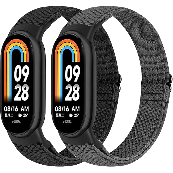 Bracelet Nylon Remplacement Pour Xiaomi Smart Band 9 Active / Redmi Band 3 - Réglable, Respirant, Plusieurs Couleurs