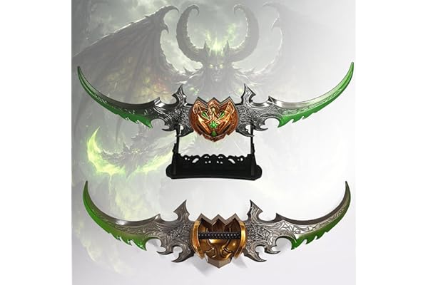 World of Warcraft Kriegsgleve by Azzinoth Ouvre-lettre avec support, 27 cm, accessoire pour maison et bureau, cadeau et marchandise pour fans et collectionneurs