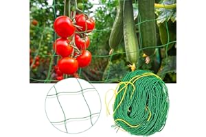 JIUZCARE Red De Enrejado Premium Red Para Plantas Red Para Plantas Trepadoras Trellis Red De JardíN Enredadera Malla Redes Para Balcones Red De CelosíA Para Plantas Trepadoras Adecuado Para Pepinos, 1,8*2,7m