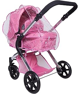 dolls double pram handle height 90cm