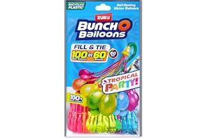 Bunch O Balloons 56480 Självtätande vattenballonger, Flerfärgad, 3 stycken