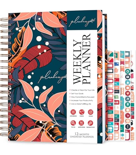 Simplified Planner | Weekly/Monthly, Non-Toxic, Teacher-friendly