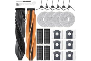 LACVIK 24 Stück Zubehörset für Dreame X50 Ultra Complete/L50 Pro Ultra/X50 Master Staubsauger, Ersatzteile für Dreame L50 Ultra/L40s Pro Ultra Roboterstaubsauger