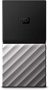 Western Digital WDBK3E2560PSL-WESN 256 GB My Passport SSD Portable External Solid State Drive, Black/Grey