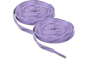 Happyyami 1 Pair Hockey Skates Laces Purple Waxed Ice Skate Laces Anti-Freezing Shoe Strings Hockey Shoes Accessories for Hockey Roller Ice Skates Boots