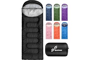 Sportneer Lightweight Portable Sleeping Bag for Adults and Kids - Blanket for Camping, Hiking & Backpacking