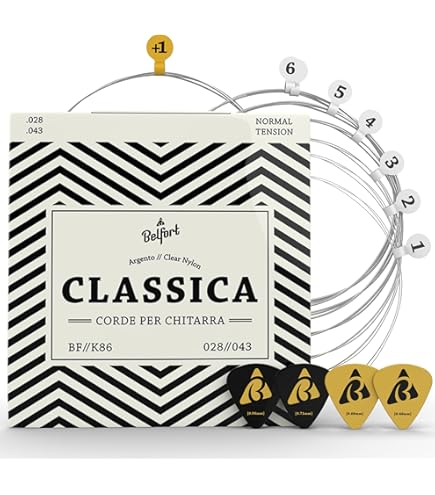 Guitar String Gauges Corde Per Chitarra Classica Ernie Ball Earthwood Folk Nylon - Set Con Estremità A Sfera, Tensioni 28-42 P02069 Corde Chitarra Acustica - Foto 11