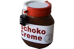 CHOCLOC Lock for Nutella Pot, Nutella Lock, Lock for Spreads, Peanut Butter, Chocolate Spread, etc.