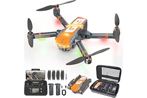 TOPBLASTERBOX G9 GPS Drone con Telecamera 4K Professionale per Adulti e Bambini, Droni con Motore Brushless, 45 Minuti di Autonomia, 5G FPV Transmissione, Ritorno Auto, RC Quadricotter per Principianti, <249g, C0