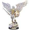 The Bradford Exchange St. Michael Sculpture: Victorious Cold-Cast Marble-Style Sculpture Features The Epic Battle Between Archangel Michael And The Dragon. Exclusively From