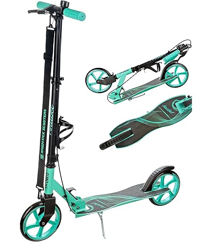 KOMFOTTEU Patinete Plegable Niños Adultos, Scooter Manillar