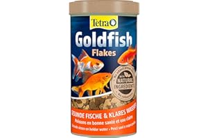 Tetra Goldfish Flakes - Mangime in fiocchi per tutti i pesci rossi e altri pesci d'acqua fredda, lattina da 500 ml