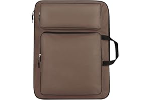 HAOZAIKEJI A3 Sac de Transport pour Planche à Dessin Étanche Sacoche à Peinture Art Portfolio Case Sac de Rangement Croquis Fichier Palette Pinceaux Enfants Artiste Portable Sac à Dos de Dessin