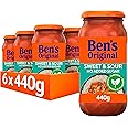 Ben's Original Sweet and Sour No Added Sugar Sauce Jar, Bulk Multipack 6 x 440g