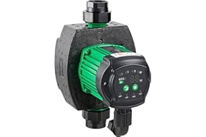 sanicomfort saniECO+ Hocheffizienz-Heizungspumpe RS25/4EAB mit Dämmschale & Verschraubung – 180 mm, 230V, 4m Förderhöhe, Energieeffizienz A, Umwälzpumpe für Heizungsanlagen